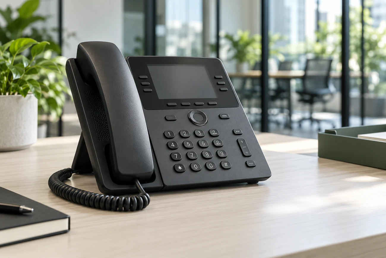 Imagem ilustrativa de telefonia e pabx